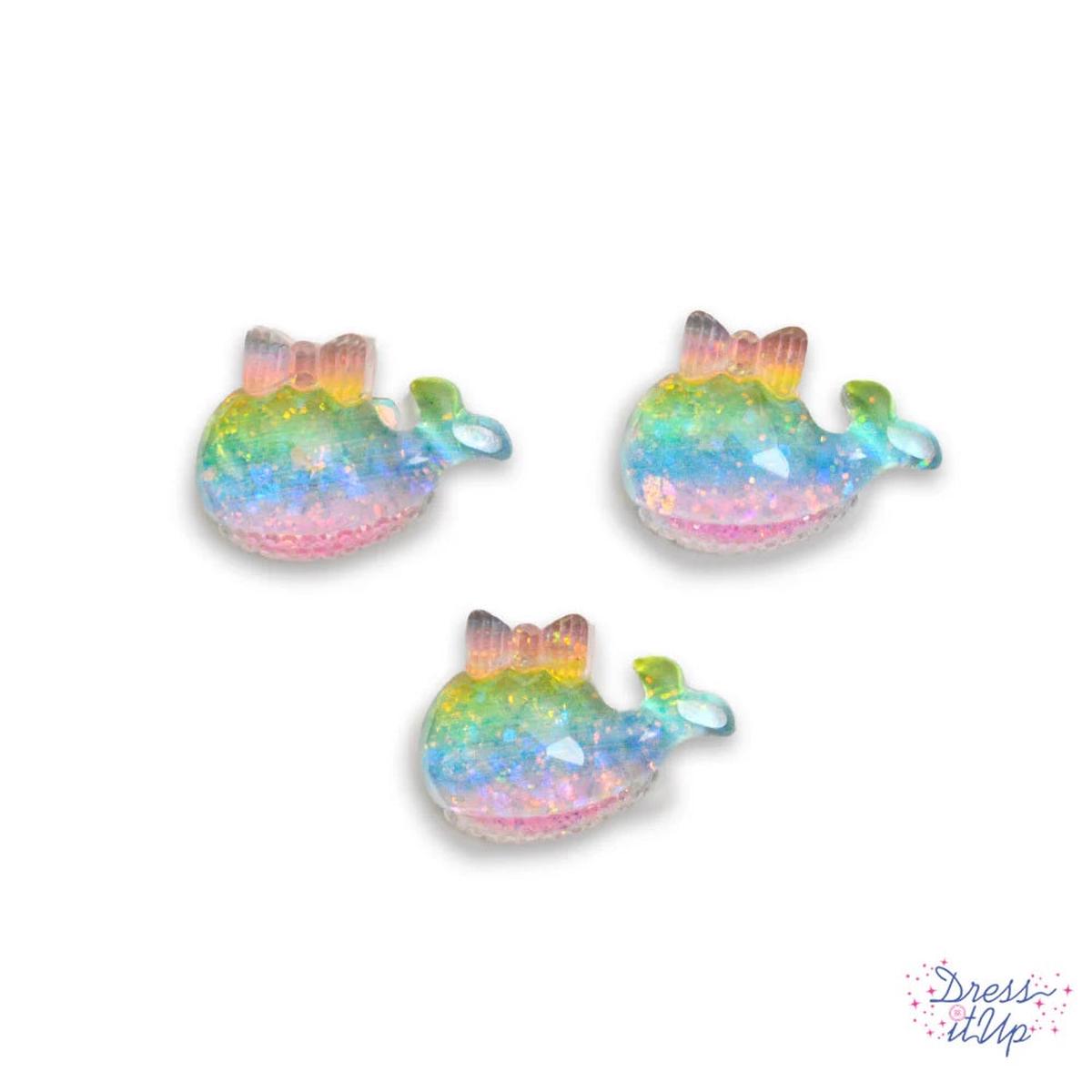 Under the Sea Rainbow Whales Embellishments 12216
