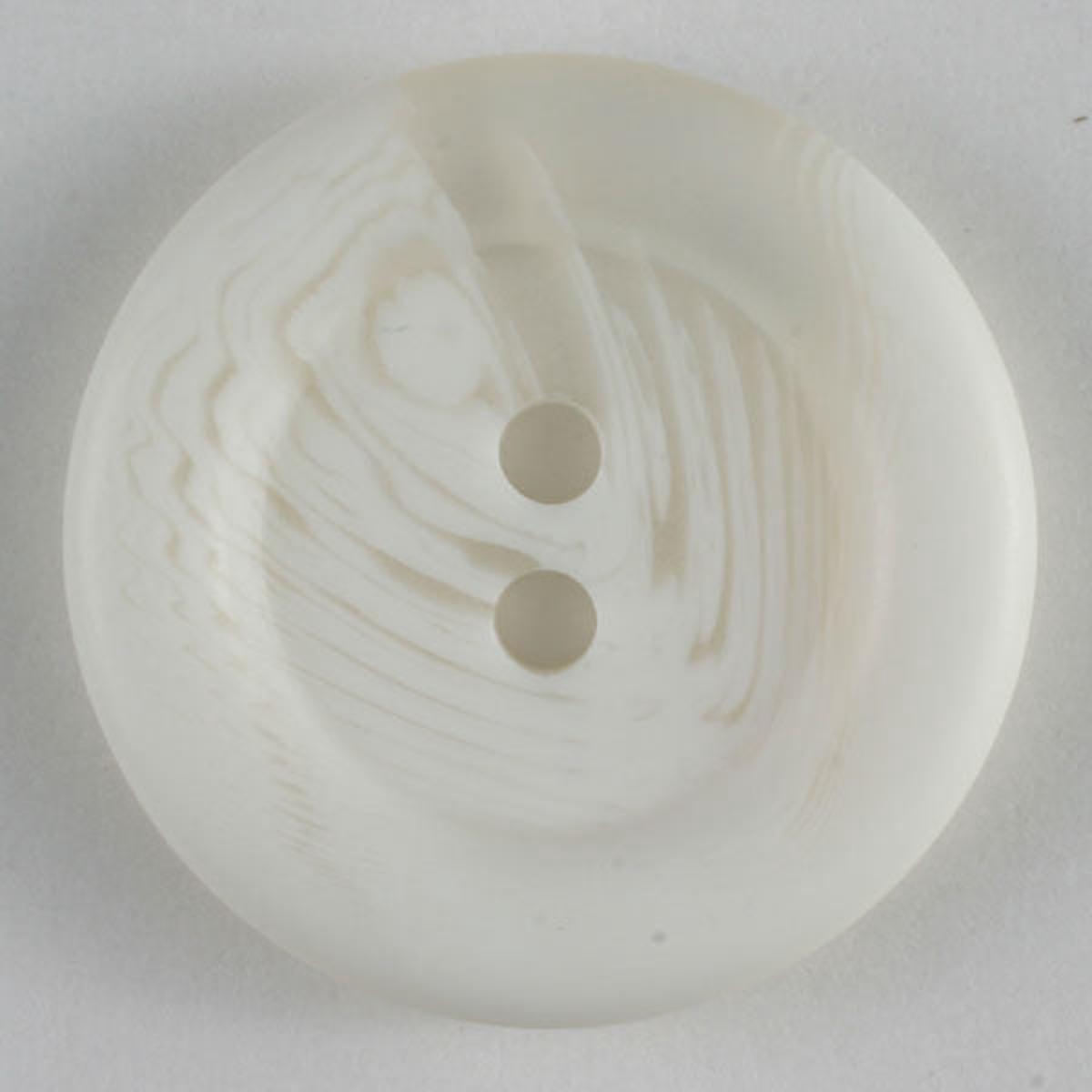 White Marbled Round Buttons 2 Pack