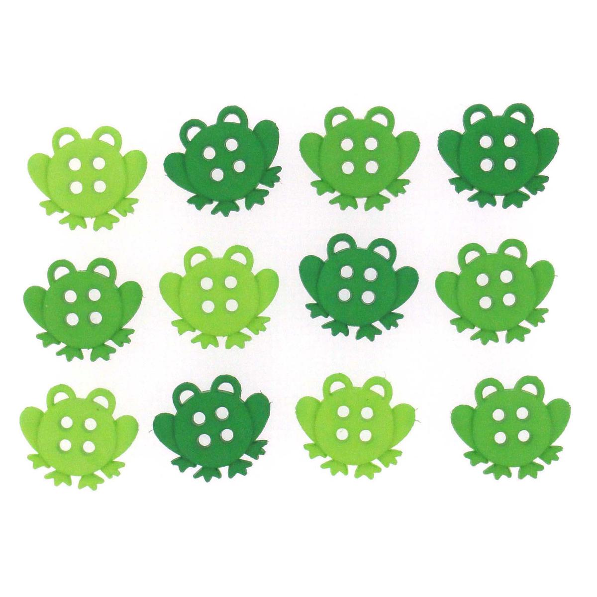 Buttons Sew Cute Frogs 6944