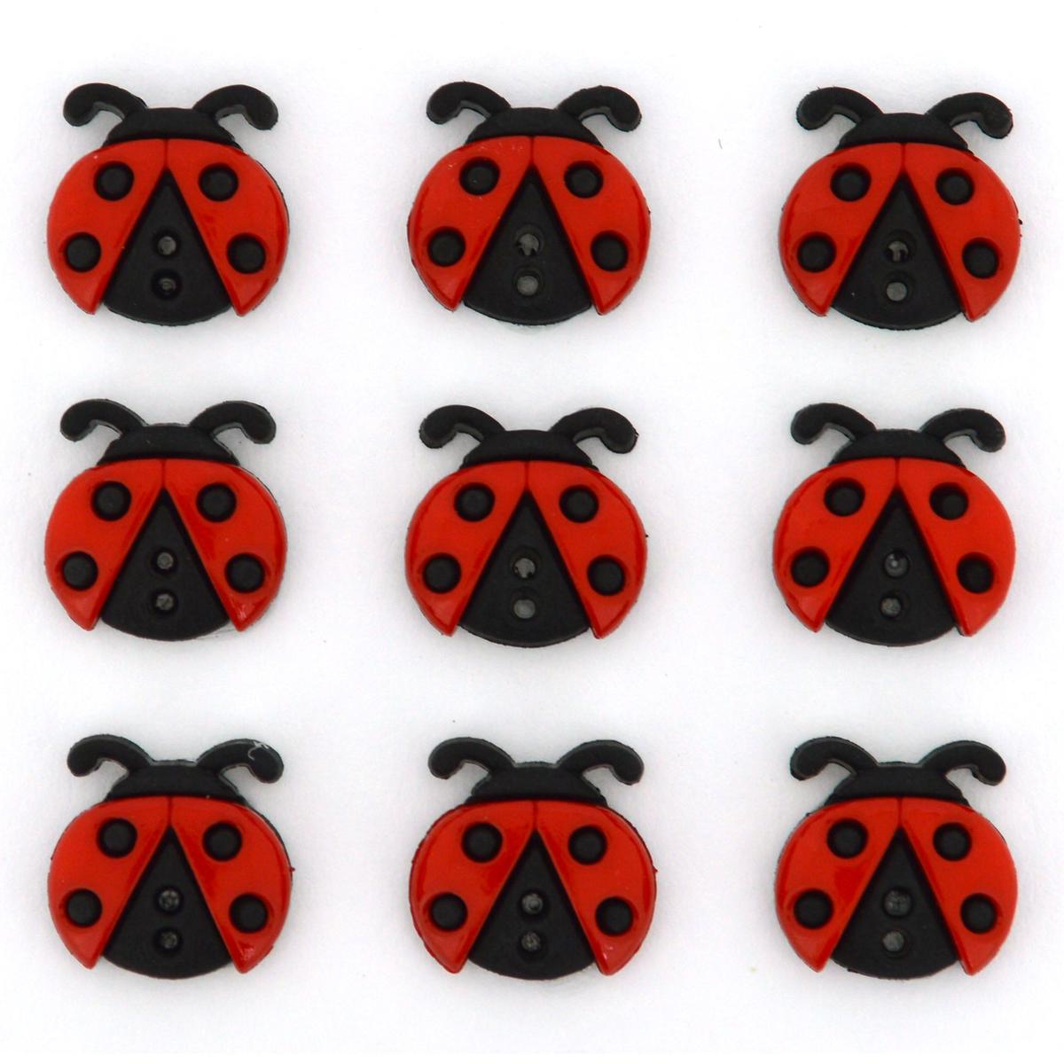 Buttons Sew Cute Ladybugs 6940