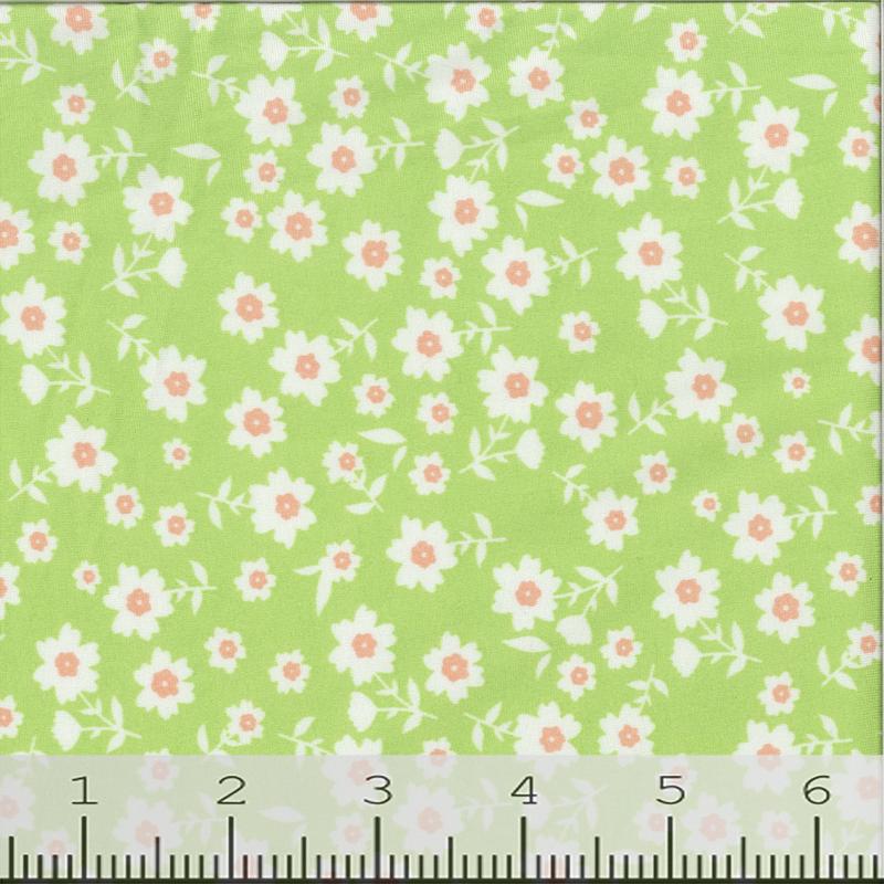 DTY Knit Floral Print Fabric FA151