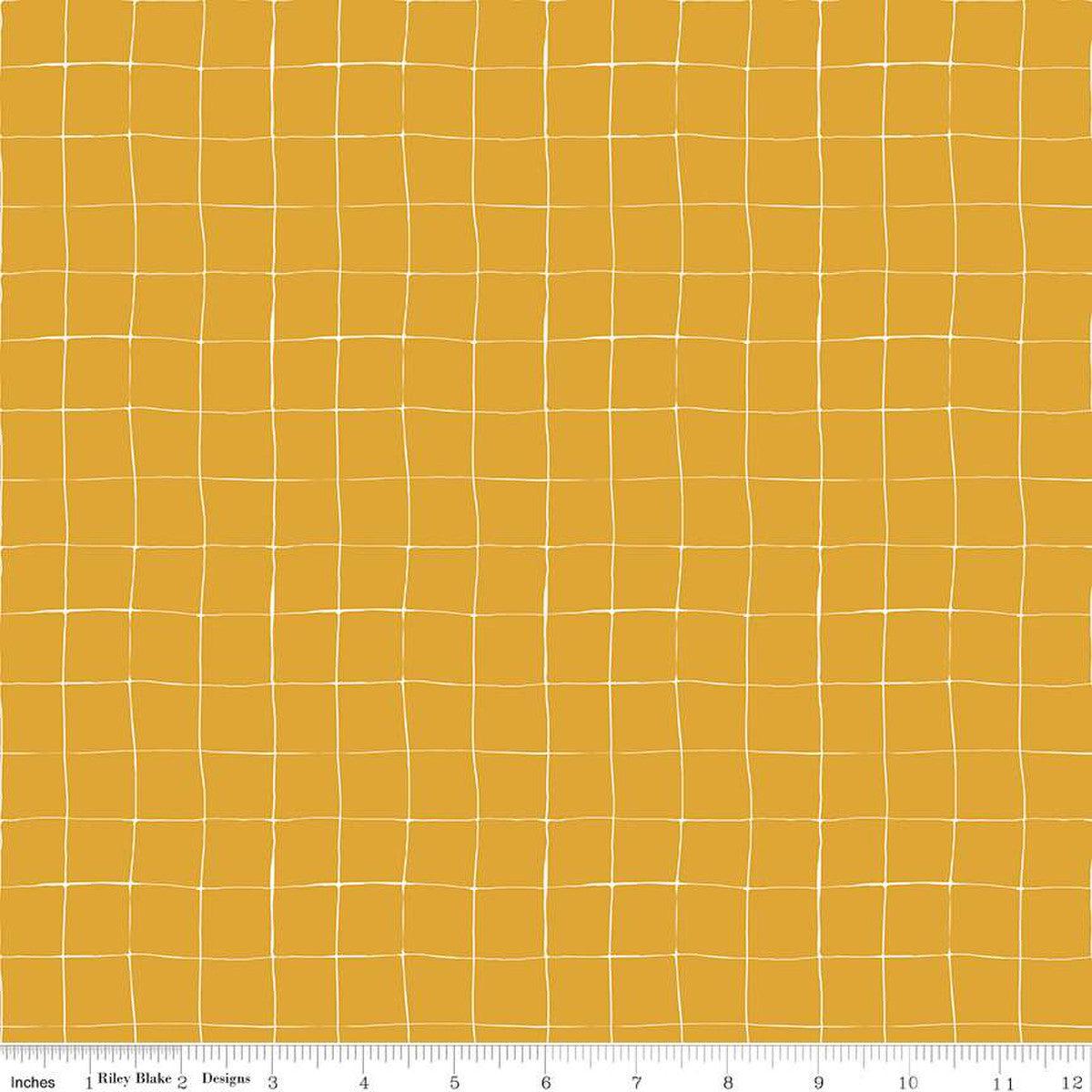 Forgotten Memories Grid Cotton Fabric C12757