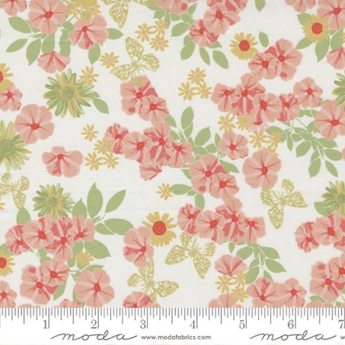 Garden Society Collection Petunias Cotton Fabric 11891