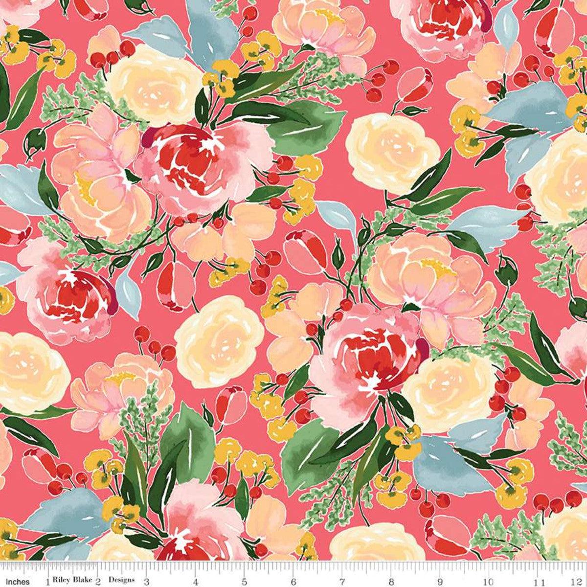 Mon Cheri Collection Floral Print Cotton Fabric Cotton C12650