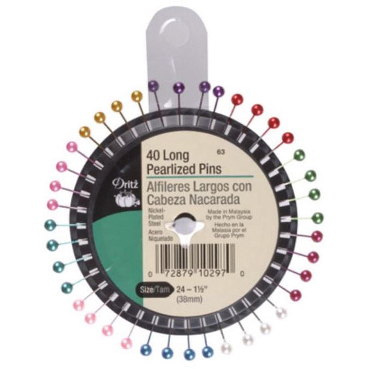 Pearl Head Pins 63- 40 count