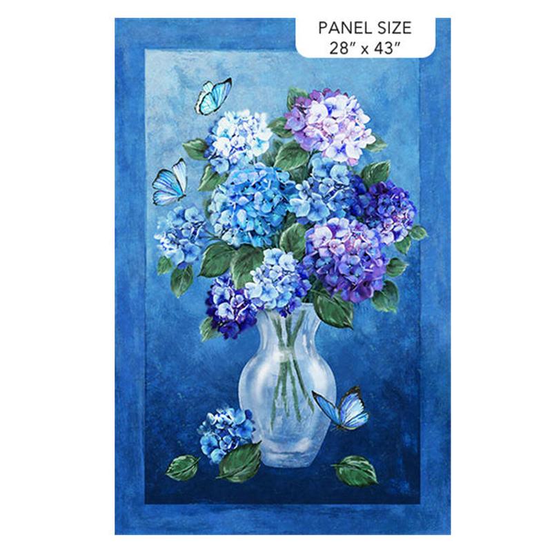 Rhapsody in Blue Collection Cotton Craft Panel DP27067