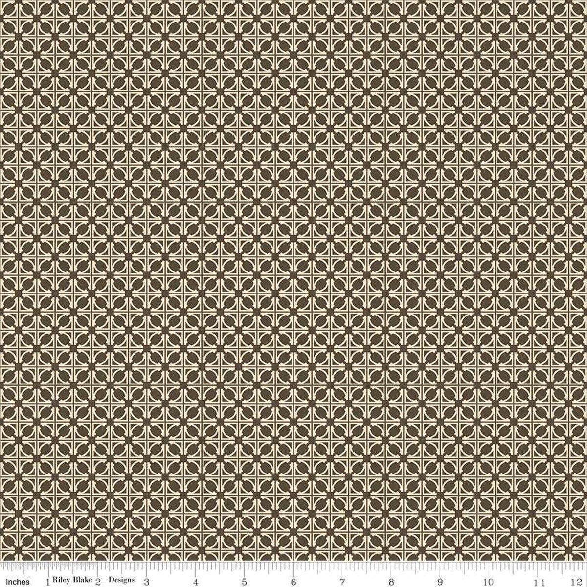 Winged Medley Collection Tile Cotton Fabric C15916