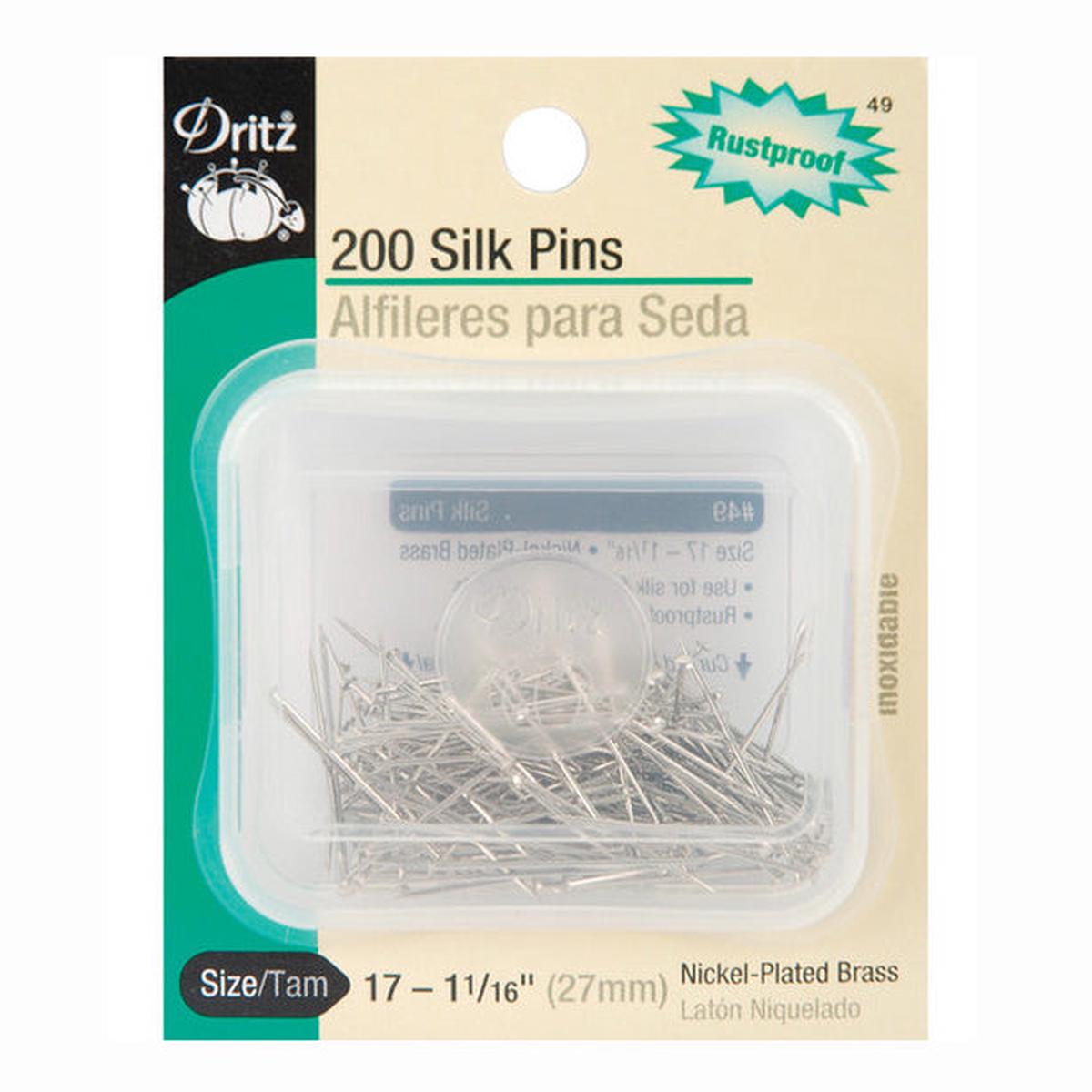 Brass Silk Pins S-49