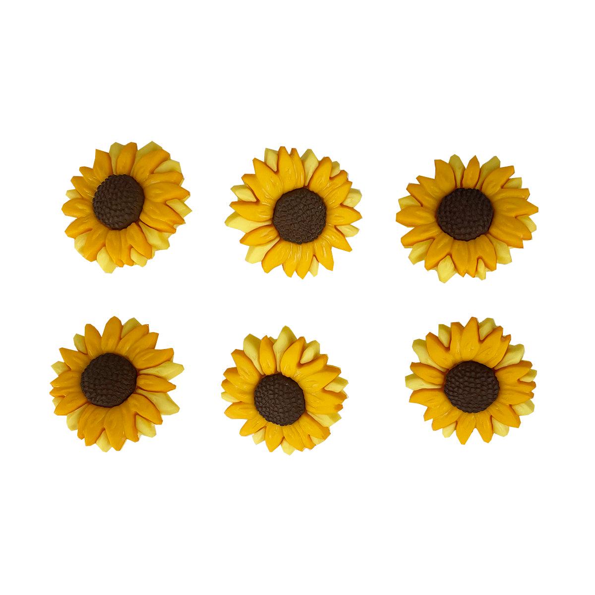 Buttons Fall Blooms Sunflowers 7469