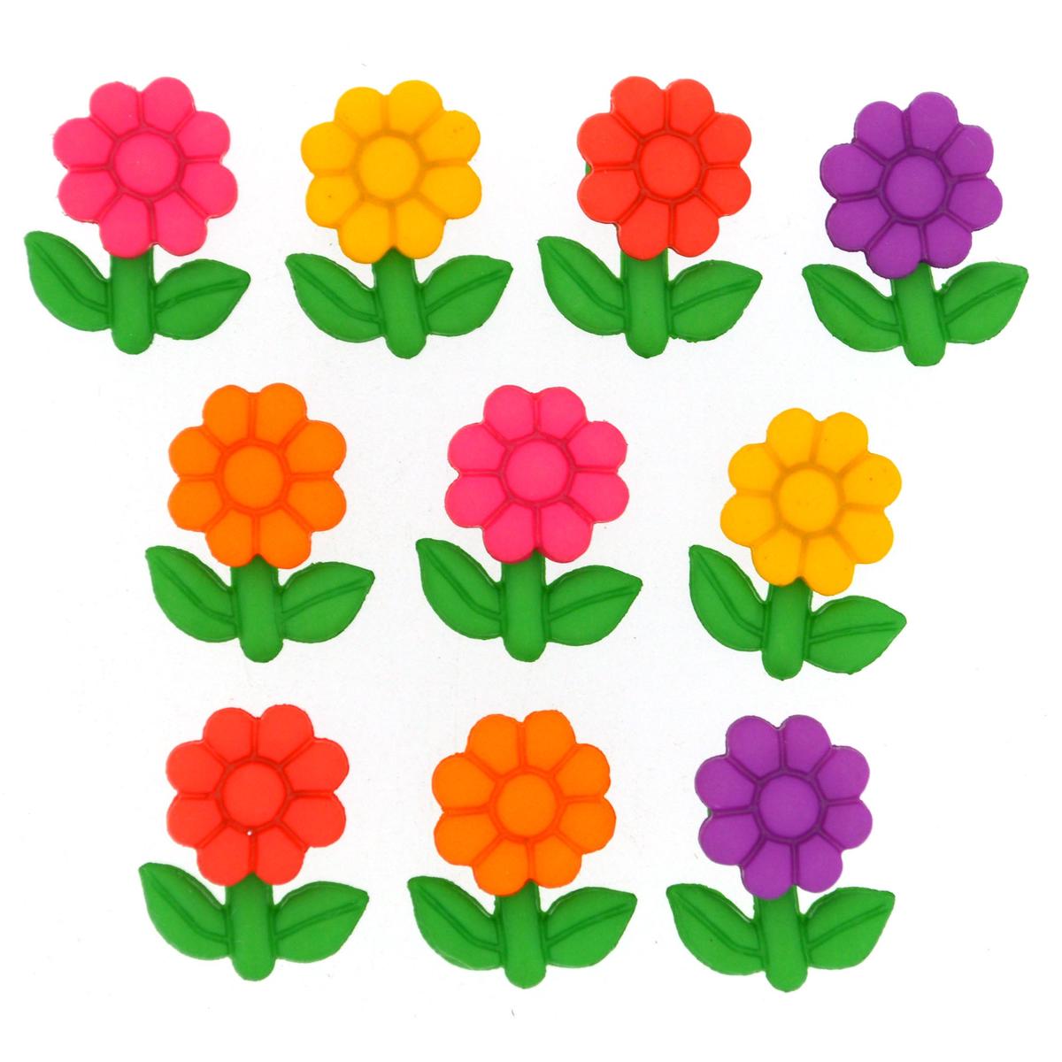 Buttons Garden Gems 8985