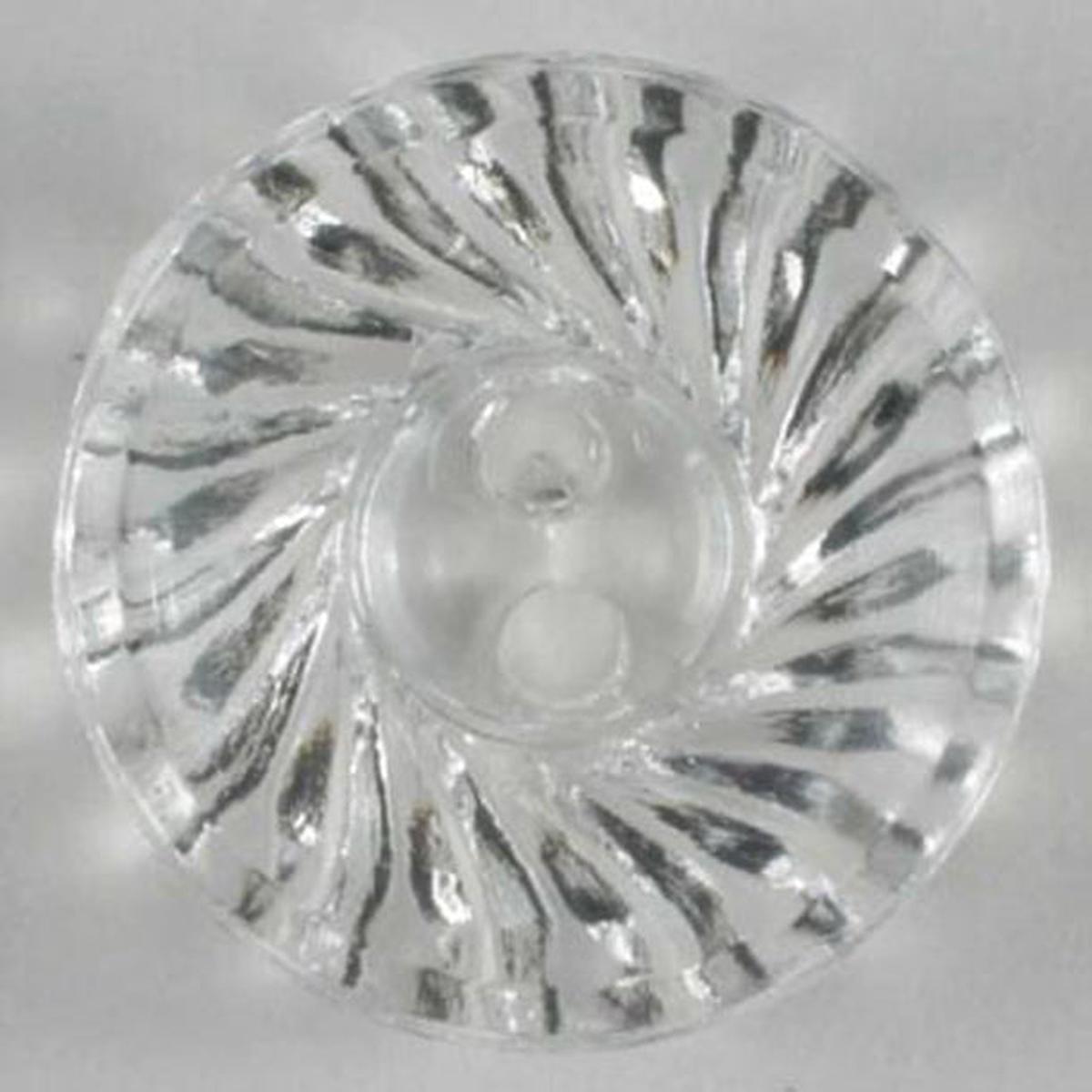Clear Round Dressy Button