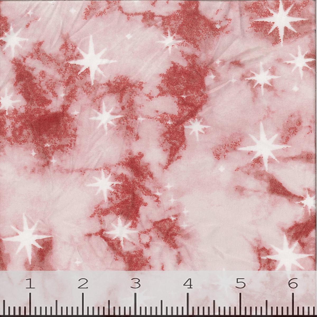 DTY Brushed Star Print Fabric FA1610