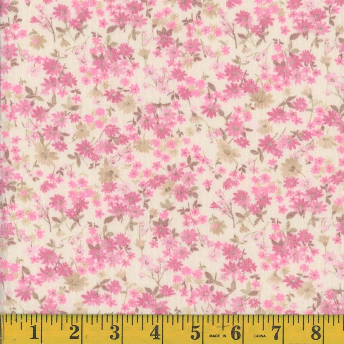 Floral Print Swaddle Mini Gauze Fabric 1363