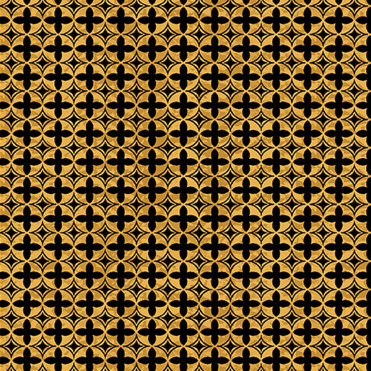 For the Love of Coffee Collection Geometric Cotton Fabric 14161