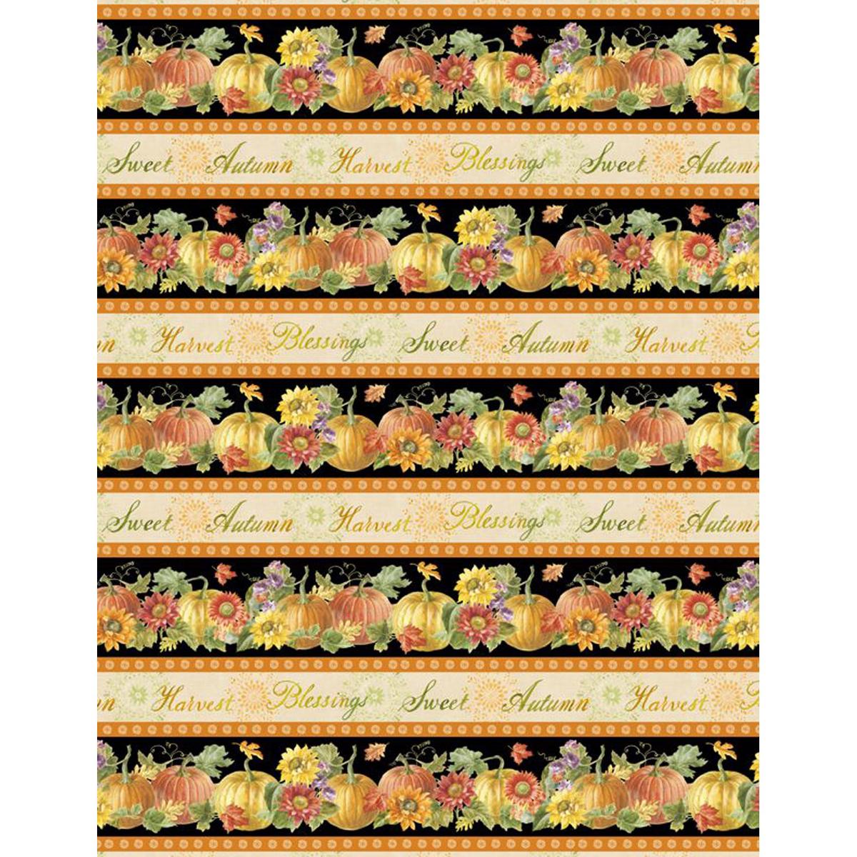 Harvest Gold Collection Cotton Stripe Fabric 1077-89264-897