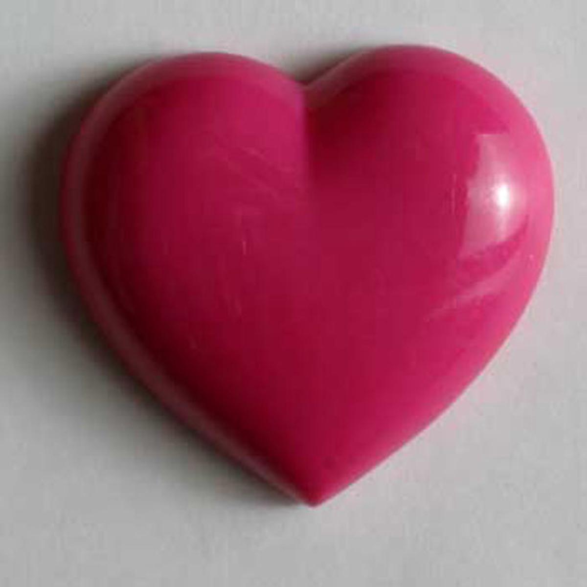 Heart Shank Back Buttons 1627