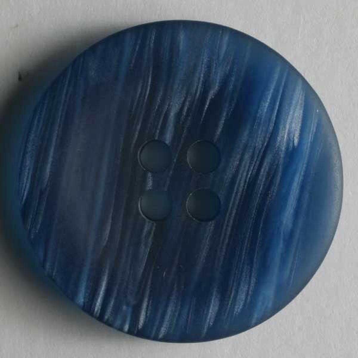 Marbled Blue 4 Hole Sew Through Button
