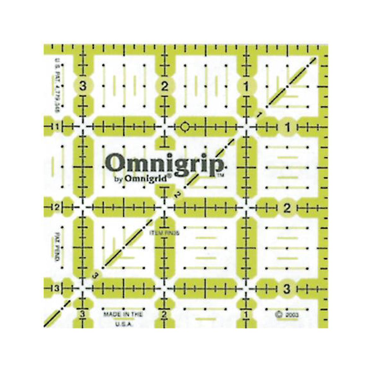 Omnigrip Non-Slip Square Quilt Rulers RN