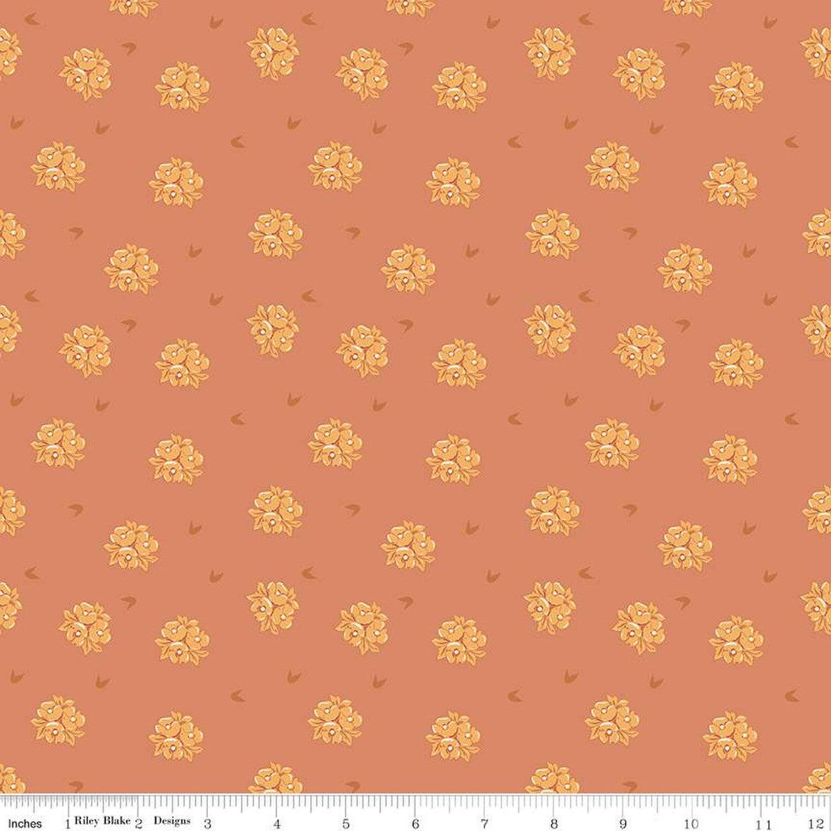 Petal Song Collection Cameo Floral Cotton Fabric C13712