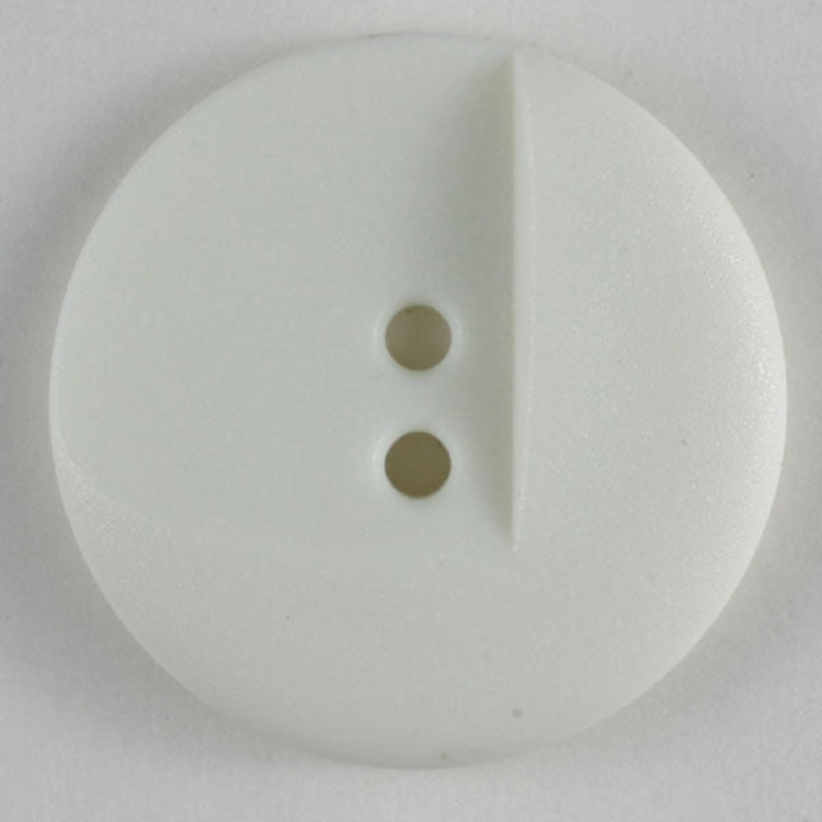 Solid White Cut Out Sew Through Buttons