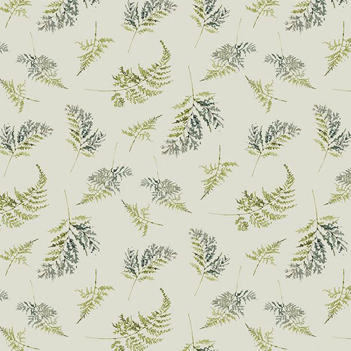 Blessed by Nature Collection Fern Toss Cotton Fabric 17812