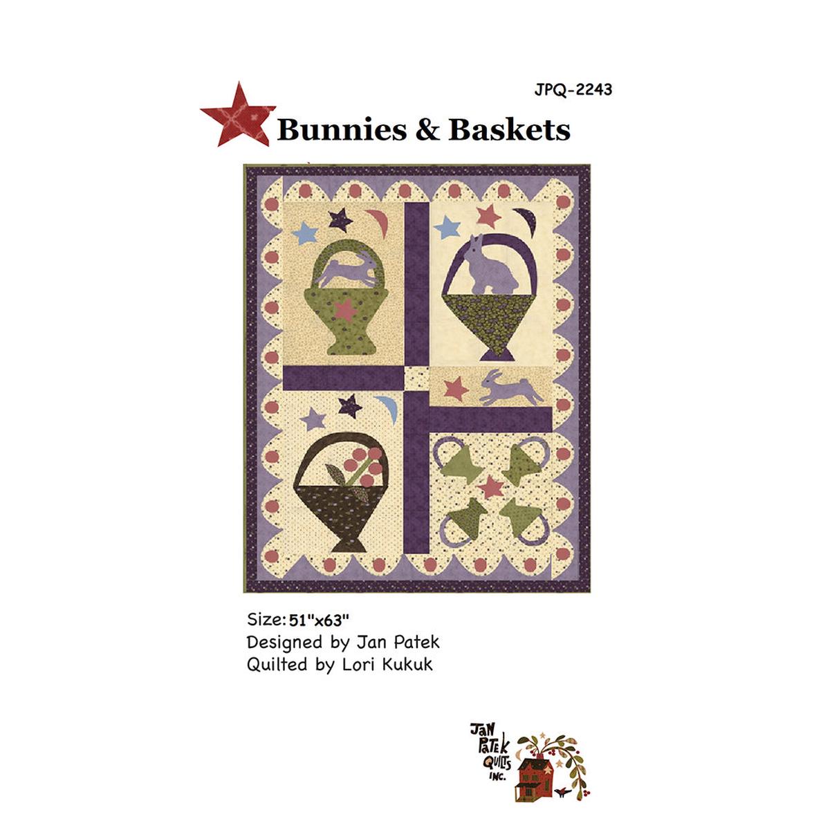 Bunnies and Baskets Quilt Pattern JPQ-2243