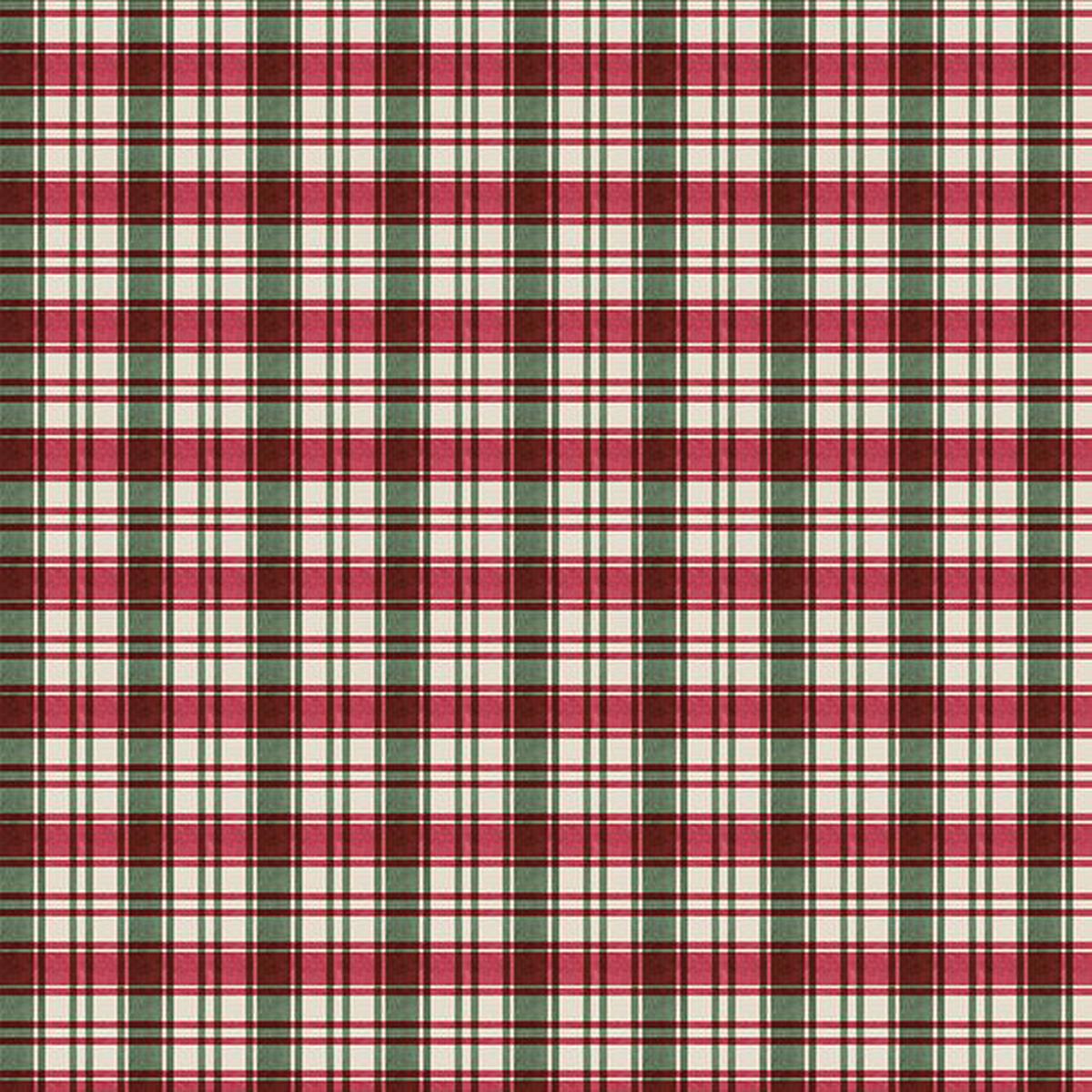 Cardinal Charm Collection Plaid Cotton Fabric 39933