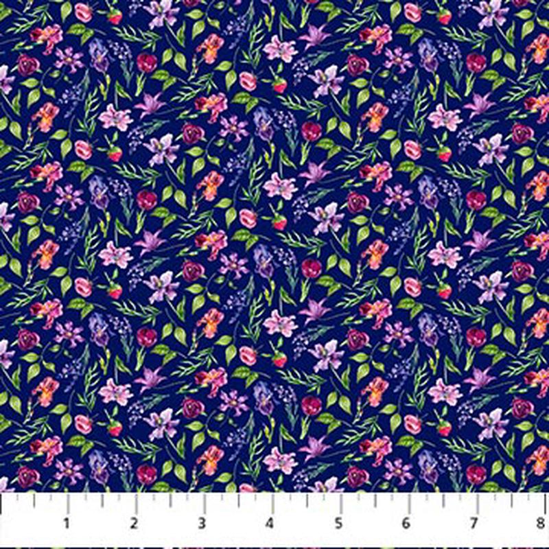 Deborah's Garden Collection Packed Floral Cotton Fabric DP25597