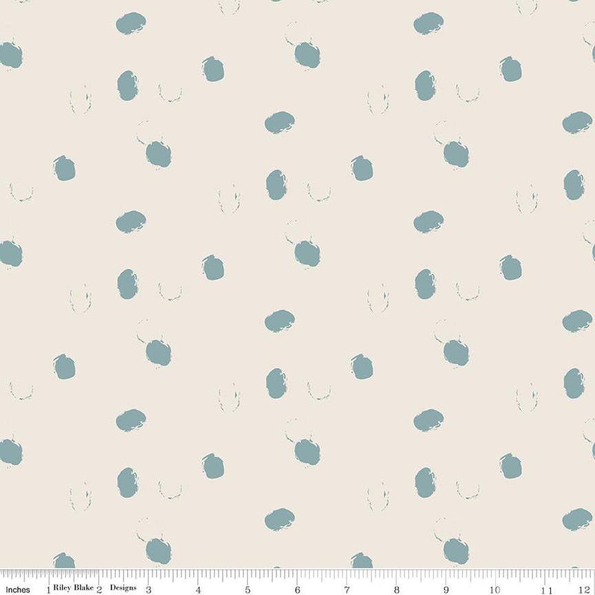 Forgotten Memories Collection Puffy Dots Cotton Fabric C12753