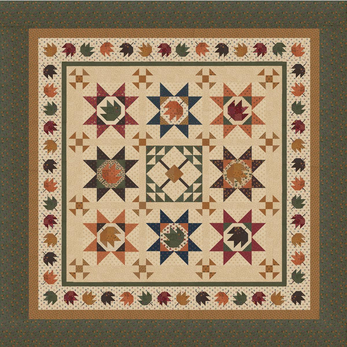 Maple Leaf Shuffle Quilt Pattern KT22089G