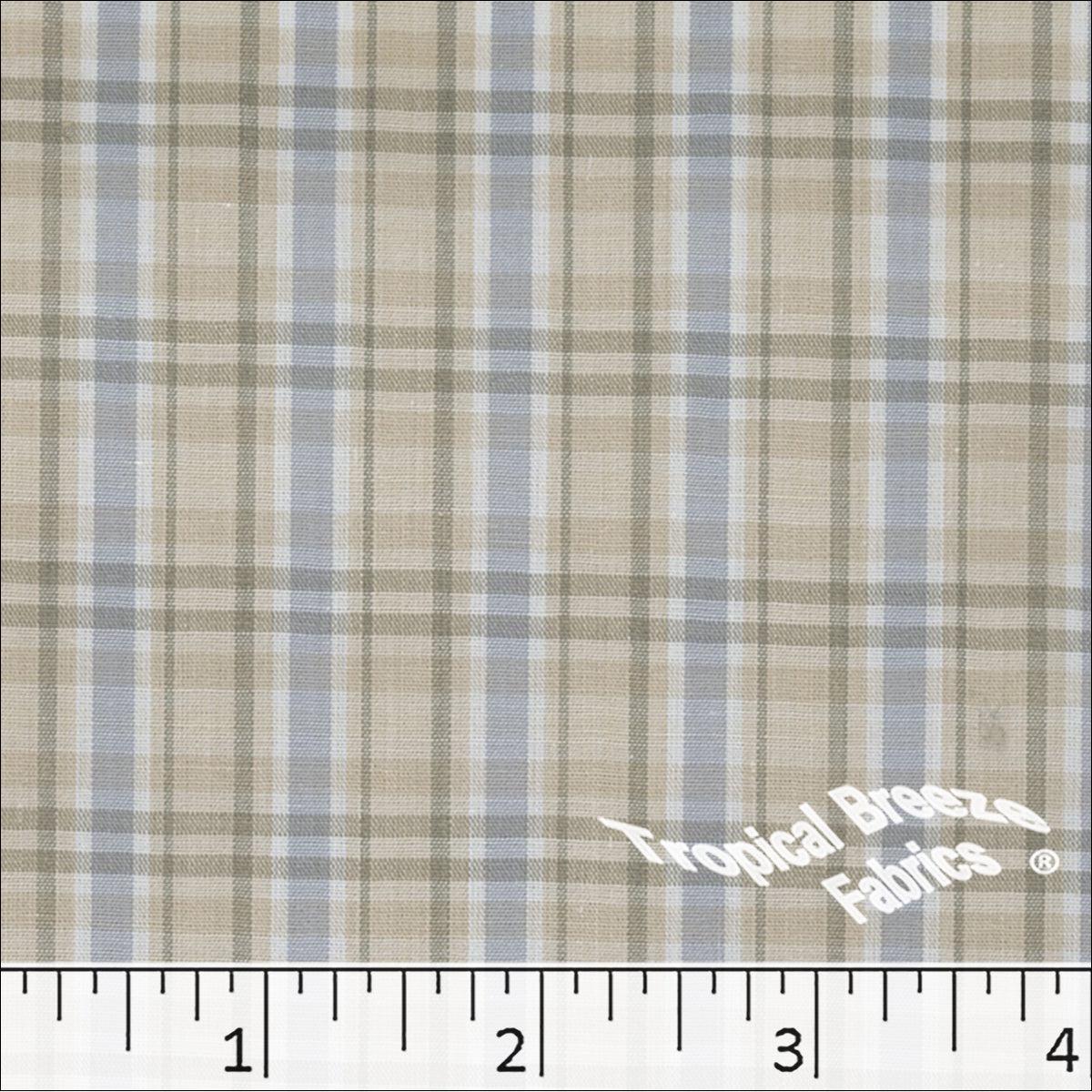 Poly Cotton Yarn Dye Plaid Fabric 0741
