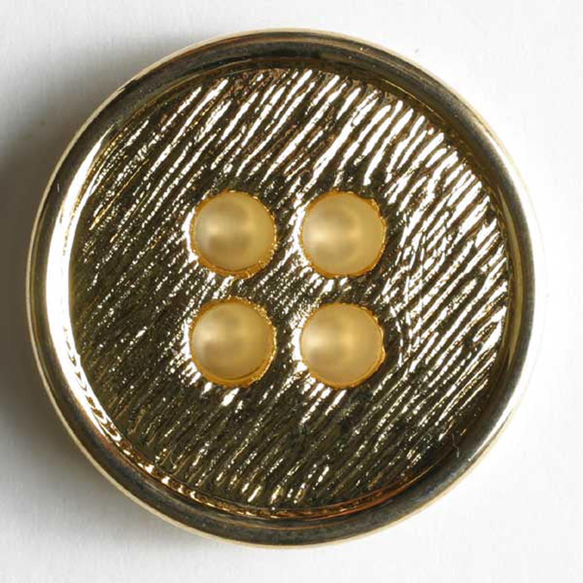 Round Sew-Thru 24K Gold Plated 1791 1792