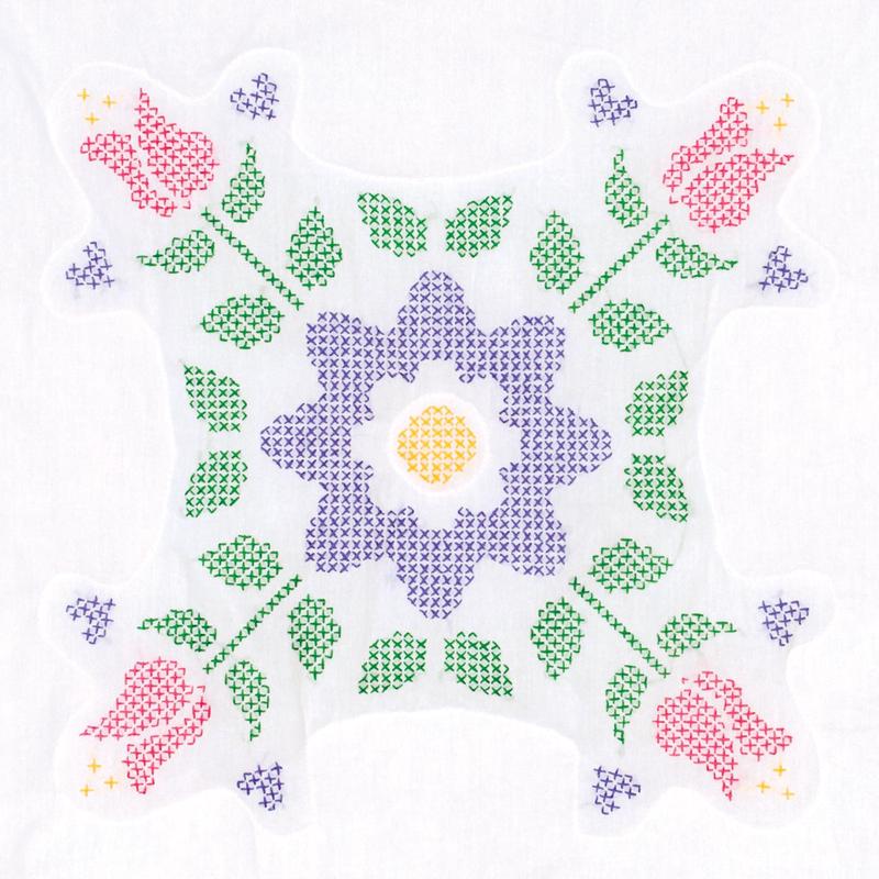 Tulips 18-Inch Quilt Blocks 732-771