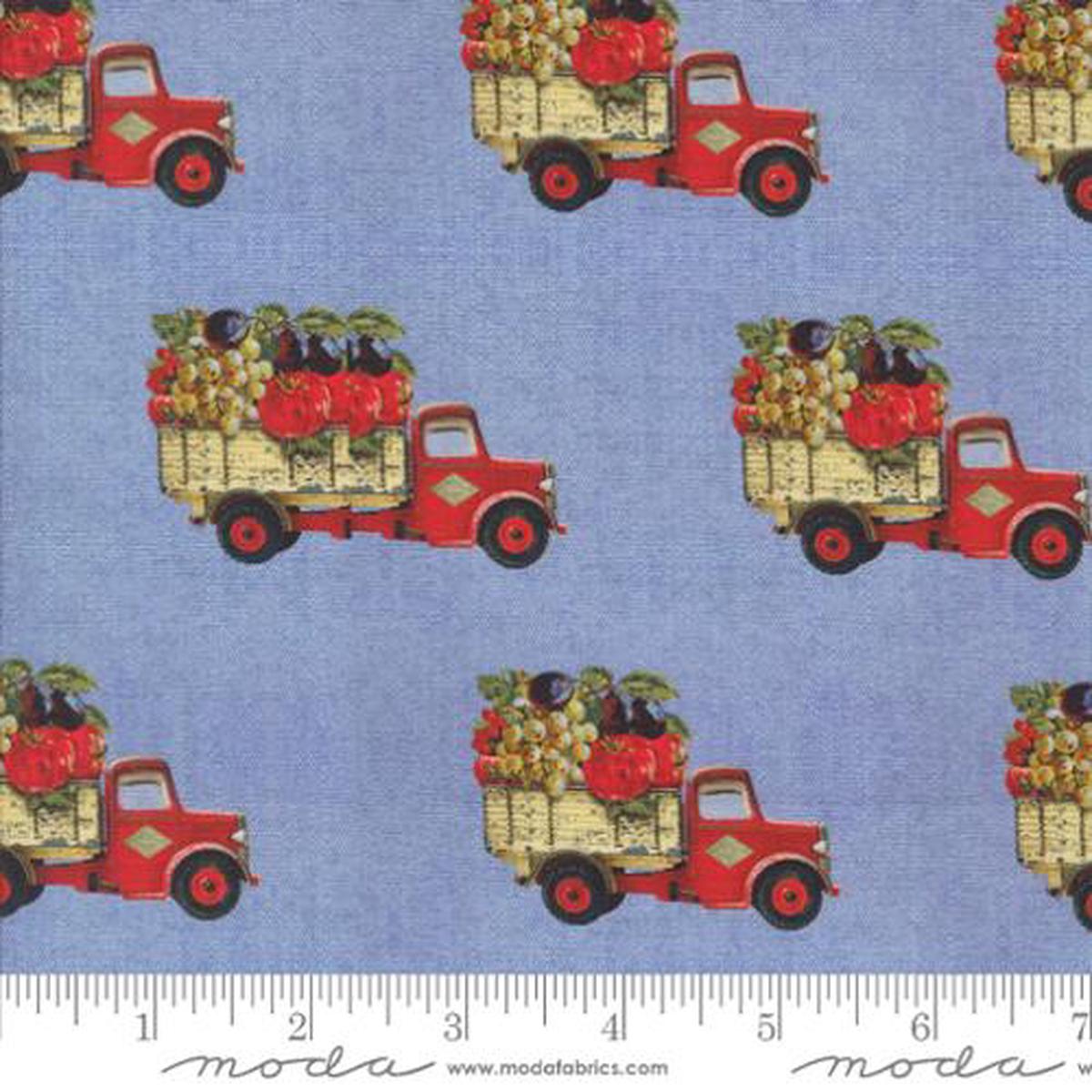 Farm and Garden Collection Novelty Trucks Cotton Fabric 7475