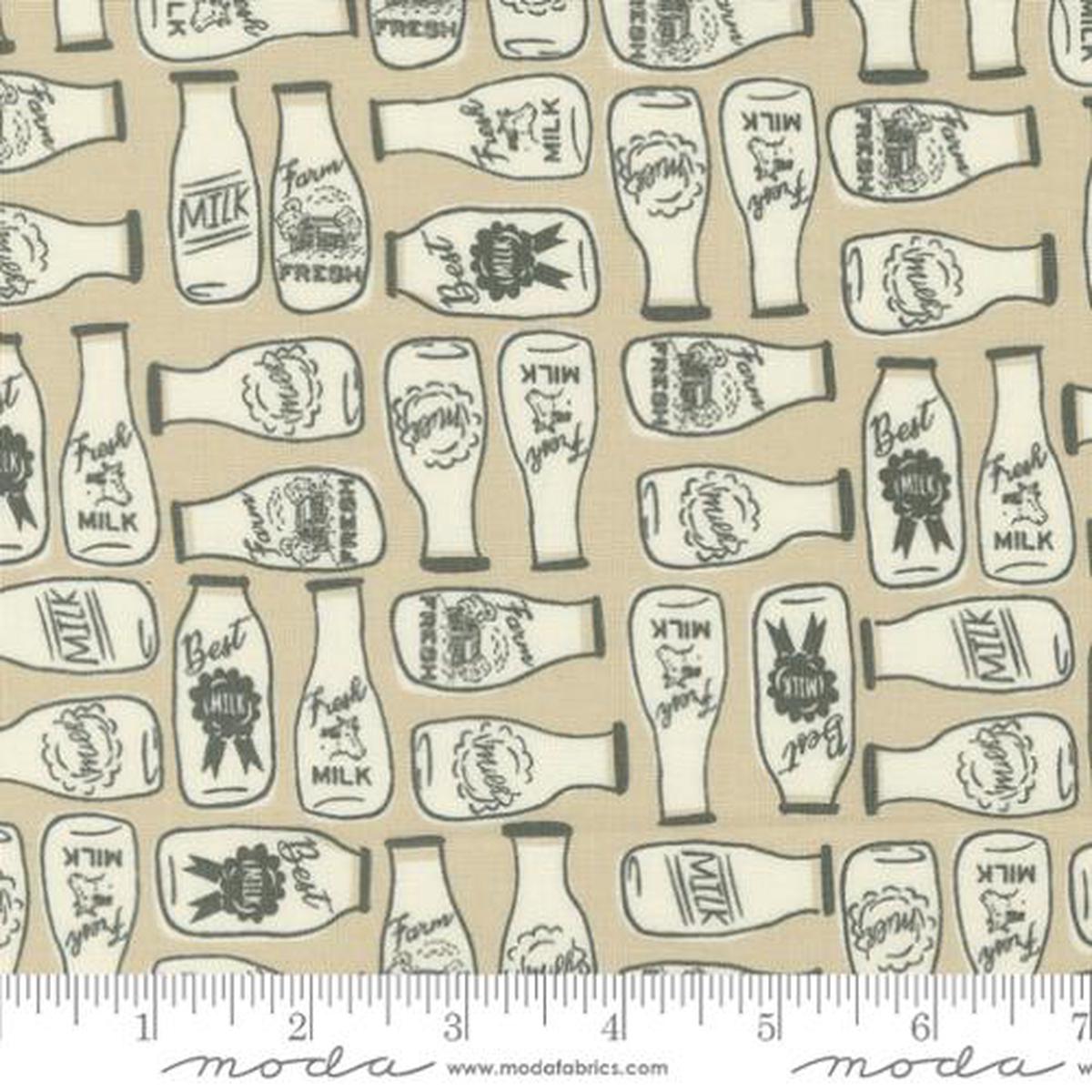 Farmstead Collection Milk and More Cotton Fabric 20904