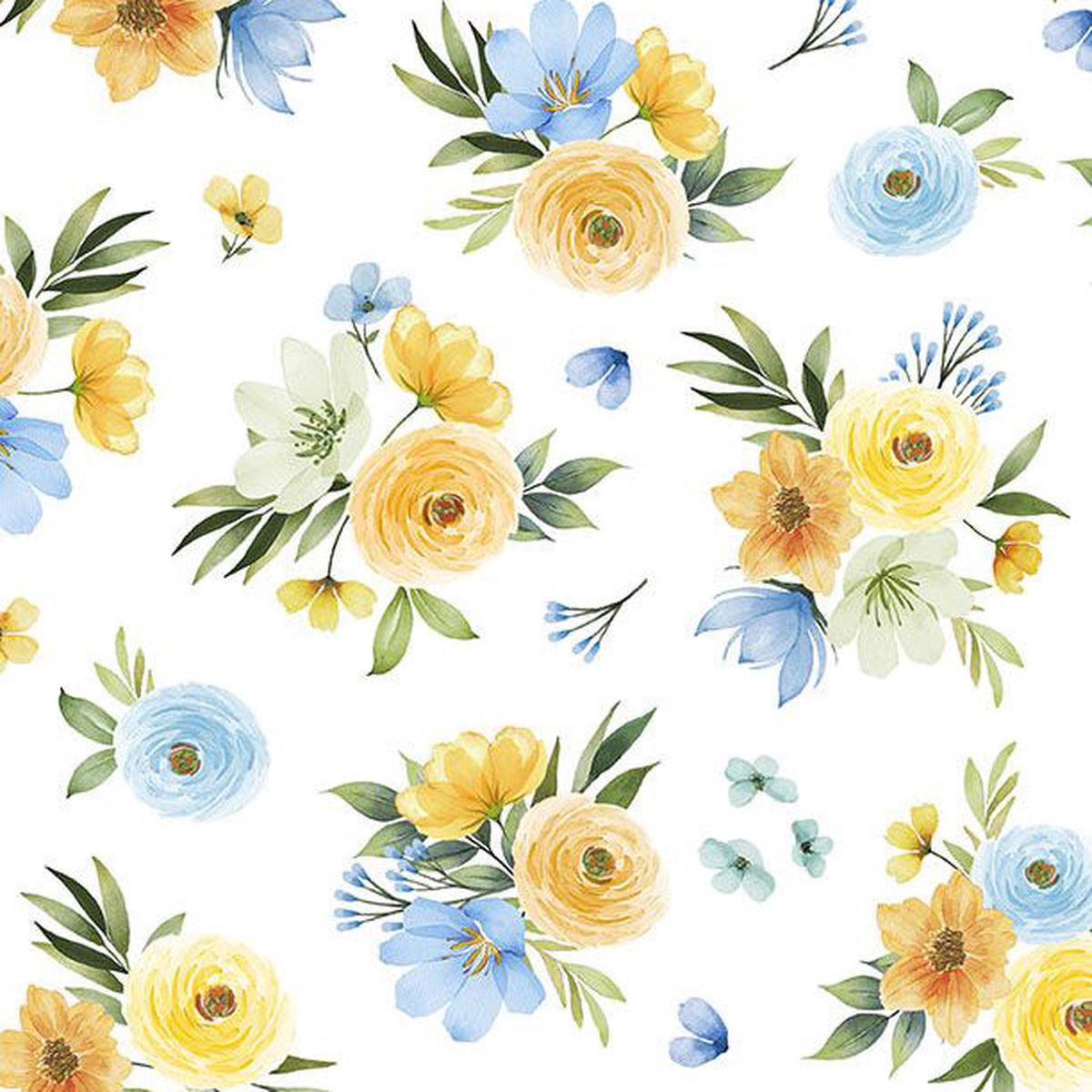 Gentle Meadow Collection Bouquet Toss Cotton Fabric 32113