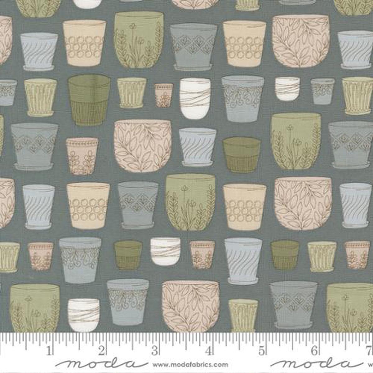 Potted Collection Potted Pots Cotton Fabric 26141