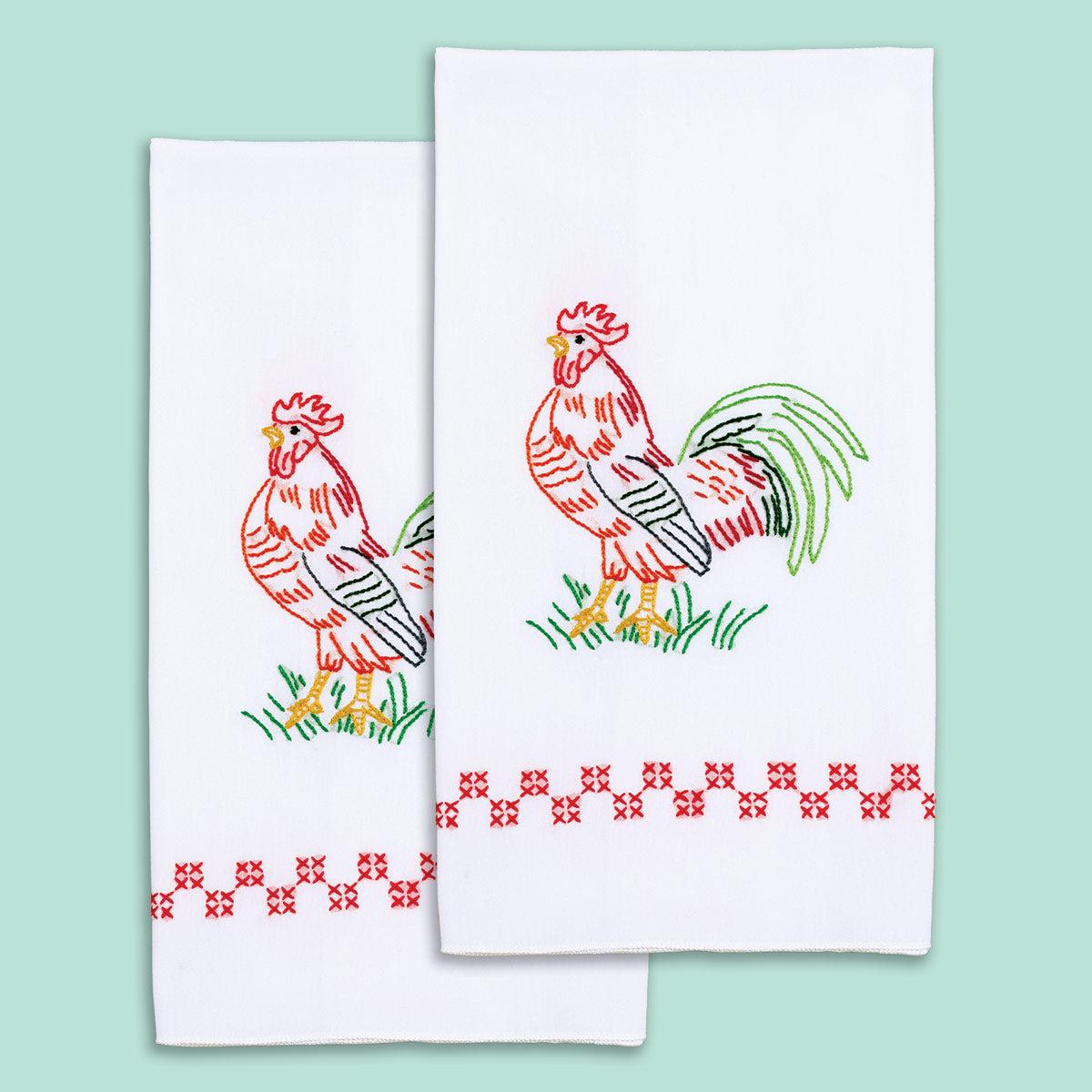 Rooster Decorative Hand Towels 320-314