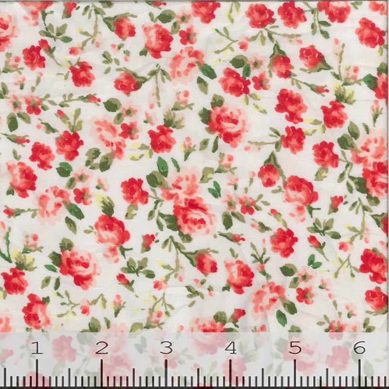 Rose Print Knit Fabric GS403