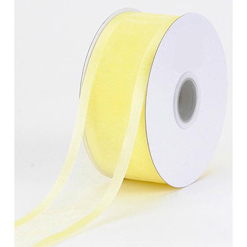 Satin Edge Organza Ribbon by the Yard 7/8 inch 9100