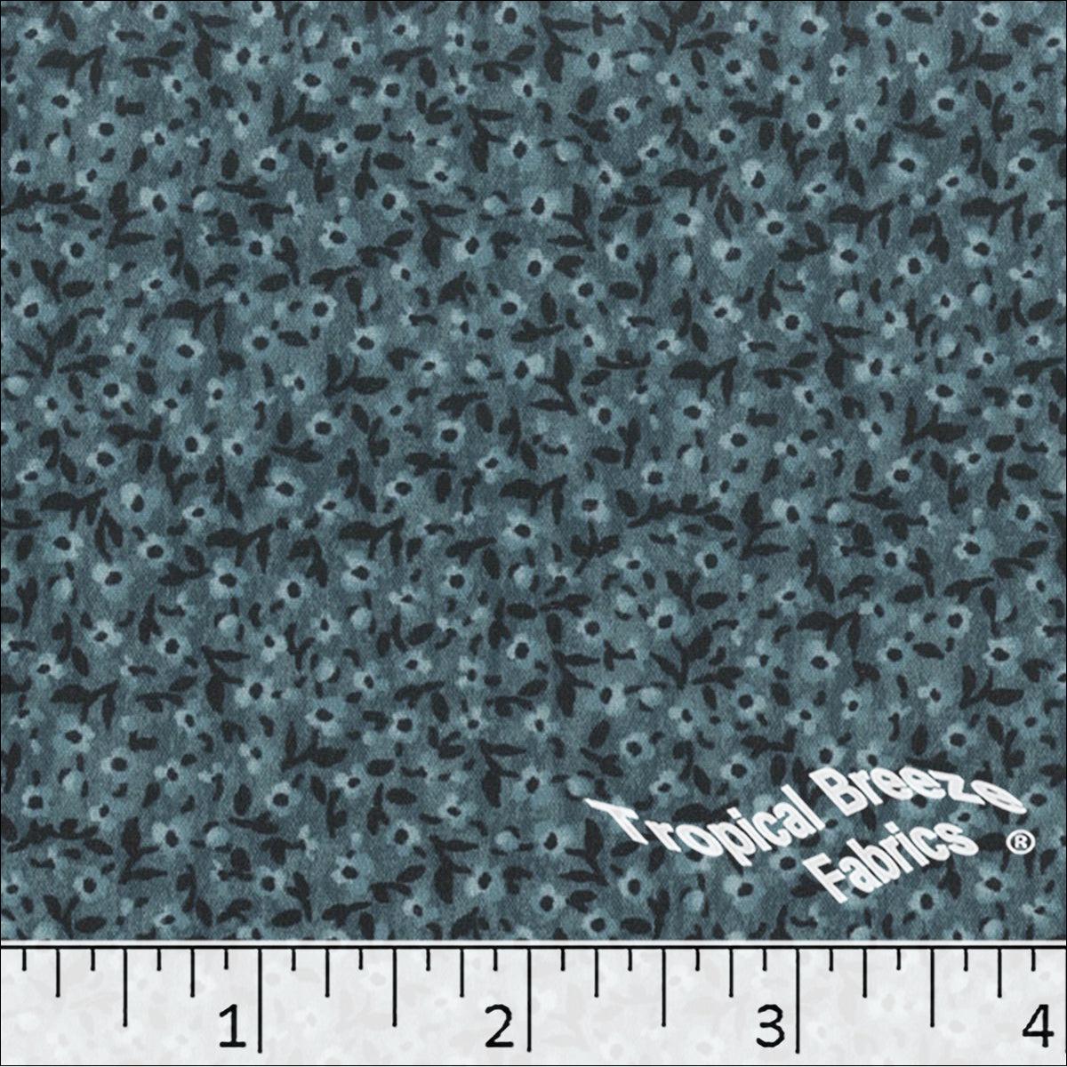 Silk Mist Tiny Floral Print Polyester Fabric 042524