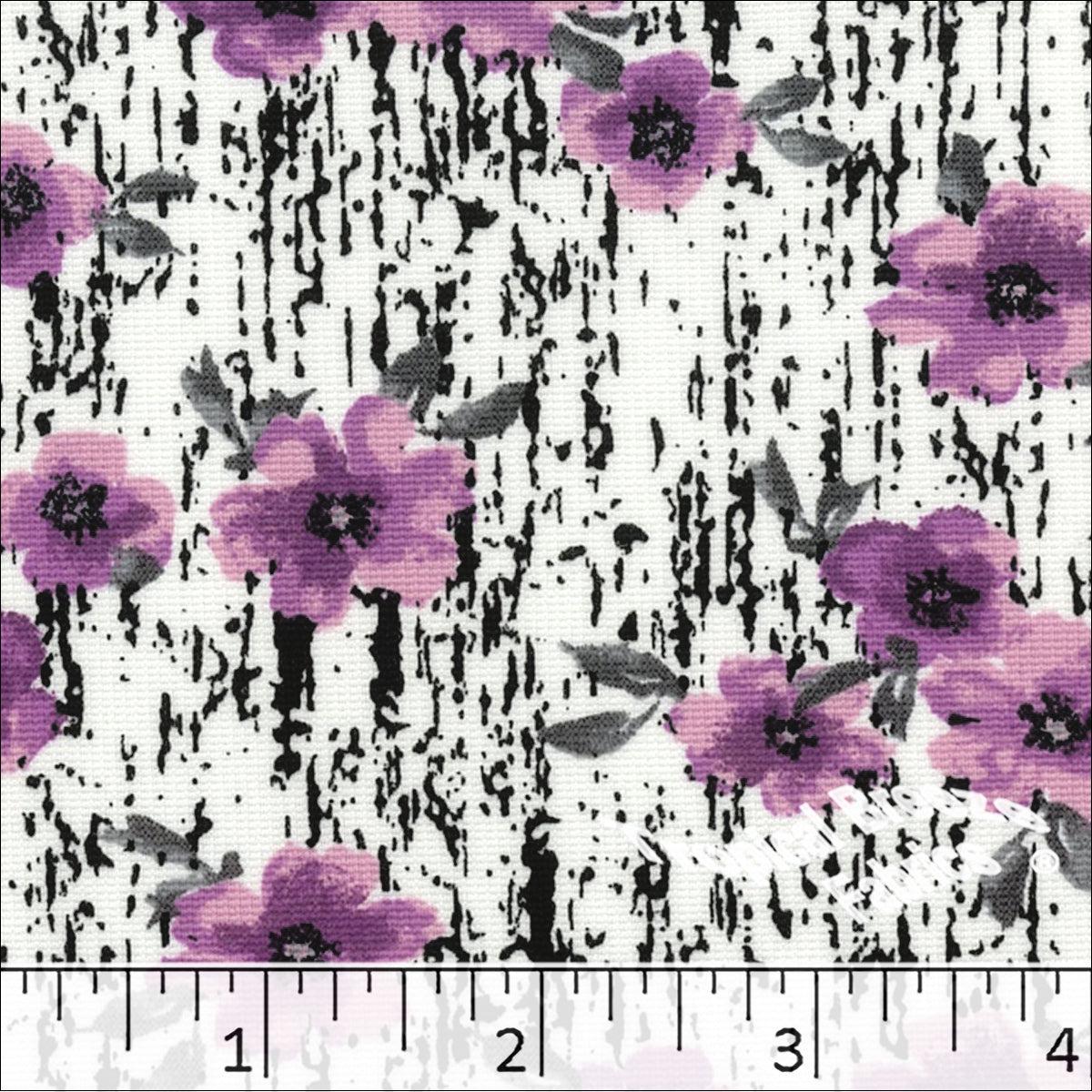 Tamara Knit Floral Print Fabric 32856