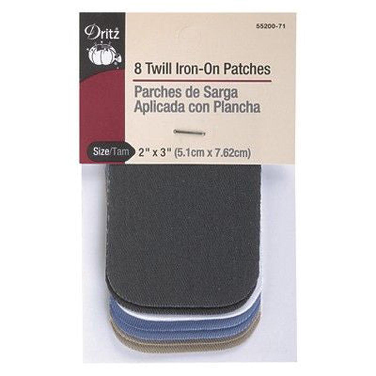 Twill Iron-On Patches 55200-71