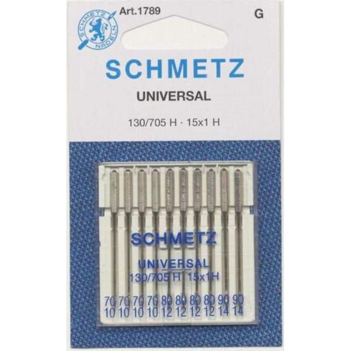 Universal Needles for Sewing Machines 1789 pack of 10