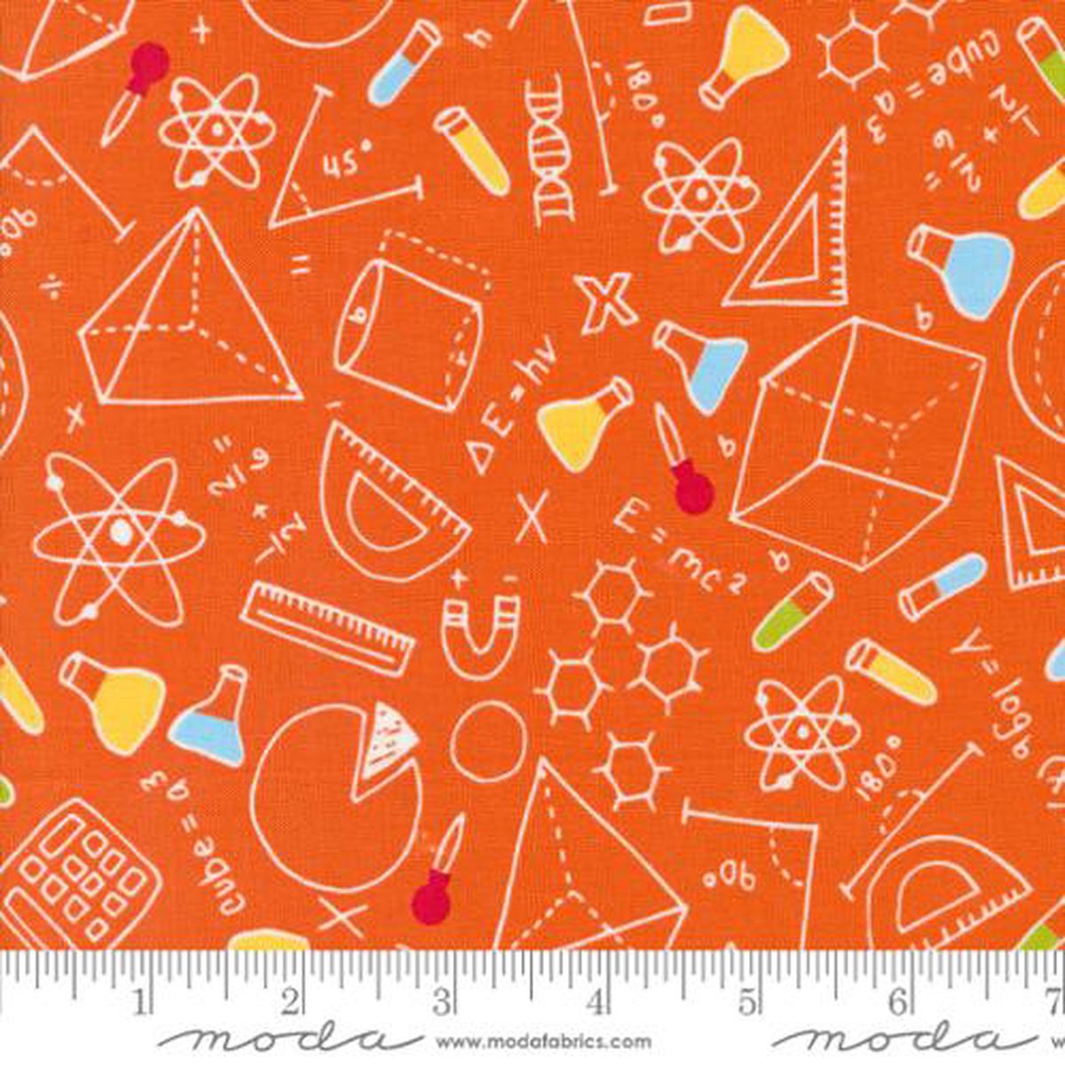 Back to School Collection Math N Science Cotton Fabric 20892
