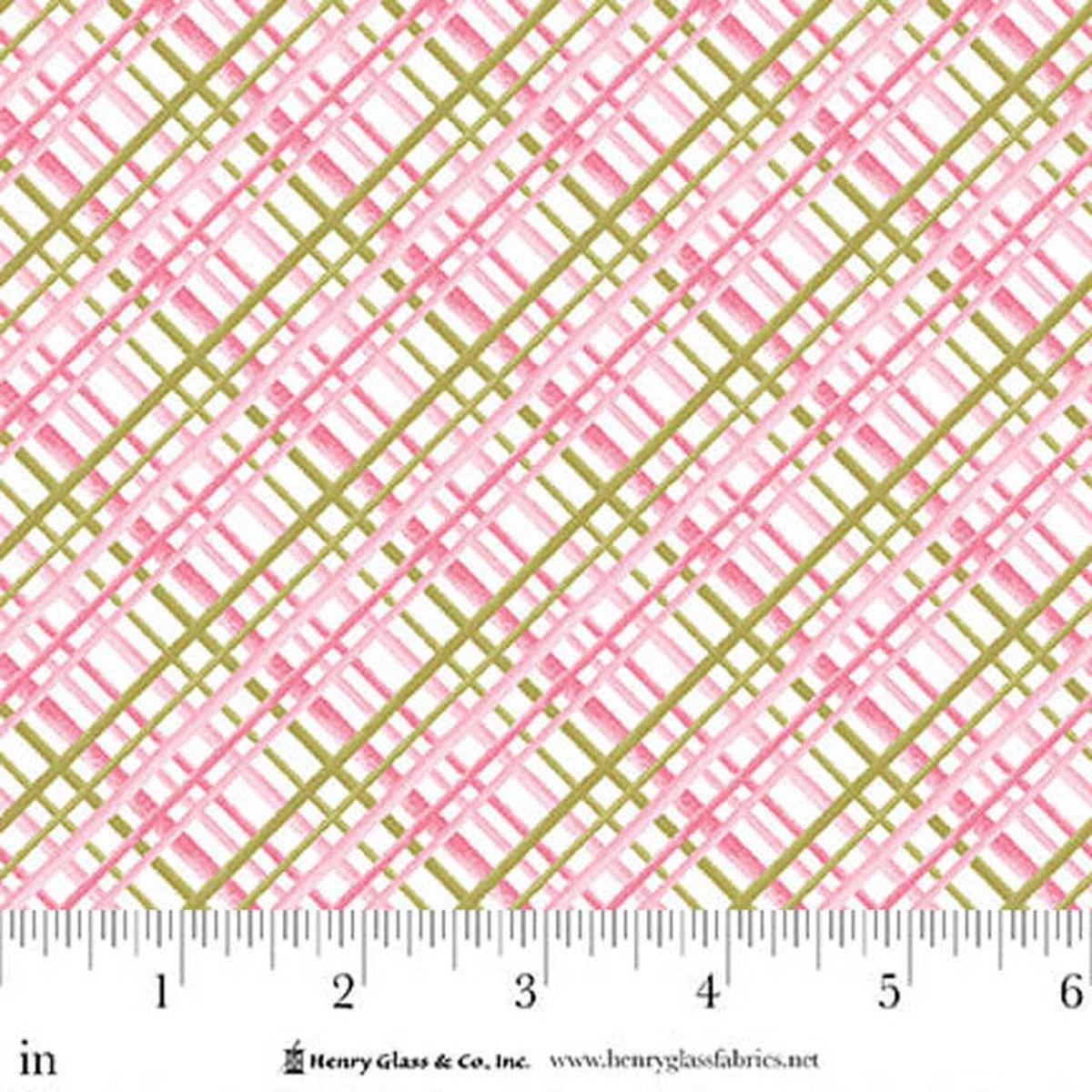 Bloomscape Collection Diagonal Stripes Cotton Fabric 2438