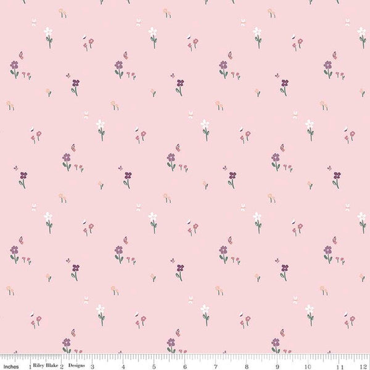 Buds and Butterflies Collection Meadow Minuet Cotton Fabric C15353