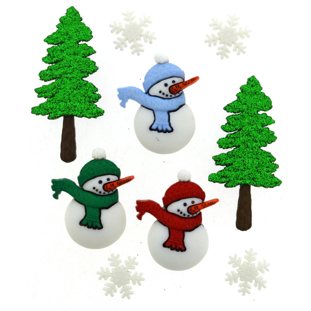 Buttons Christmas Holiday Yule 2465