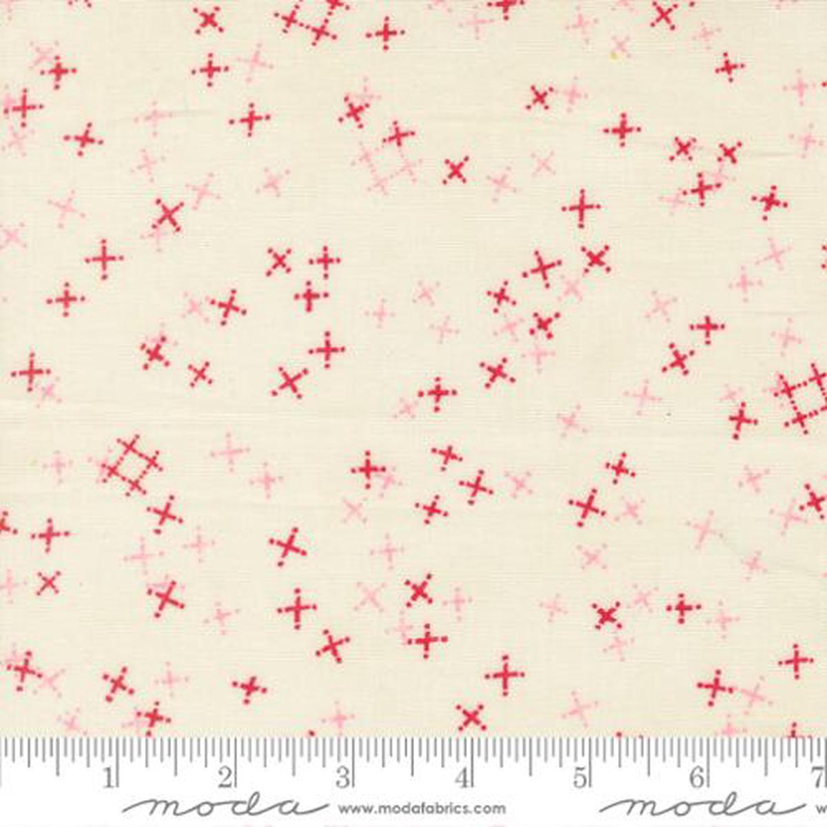 Darling Peony Collection Tiny Pluses Cotton Fabric 48794