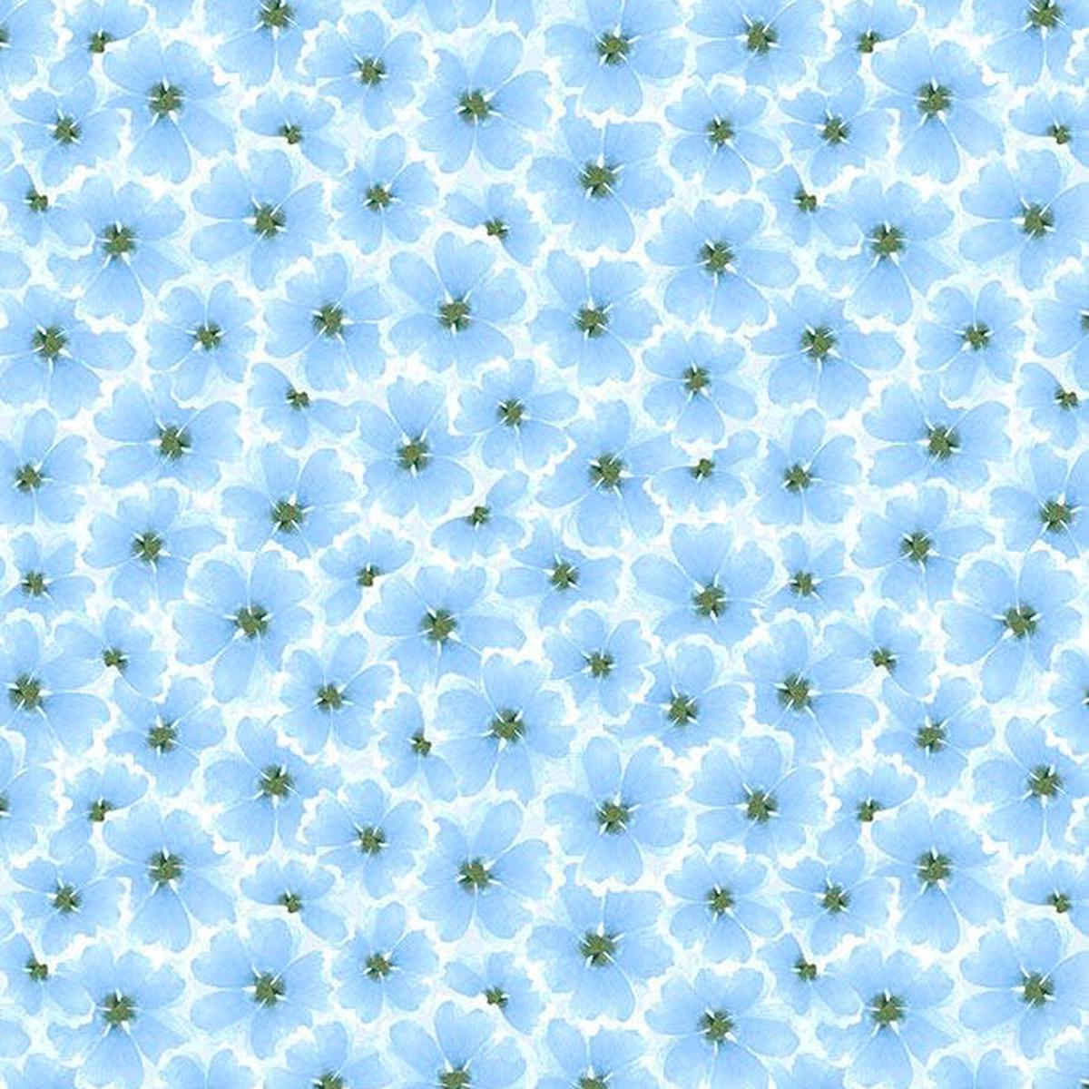 Gentle Meadow Collection Tonal Flowers Cotton Fabric 32116